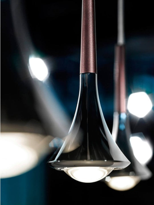 Rain Nero Sospensione LED