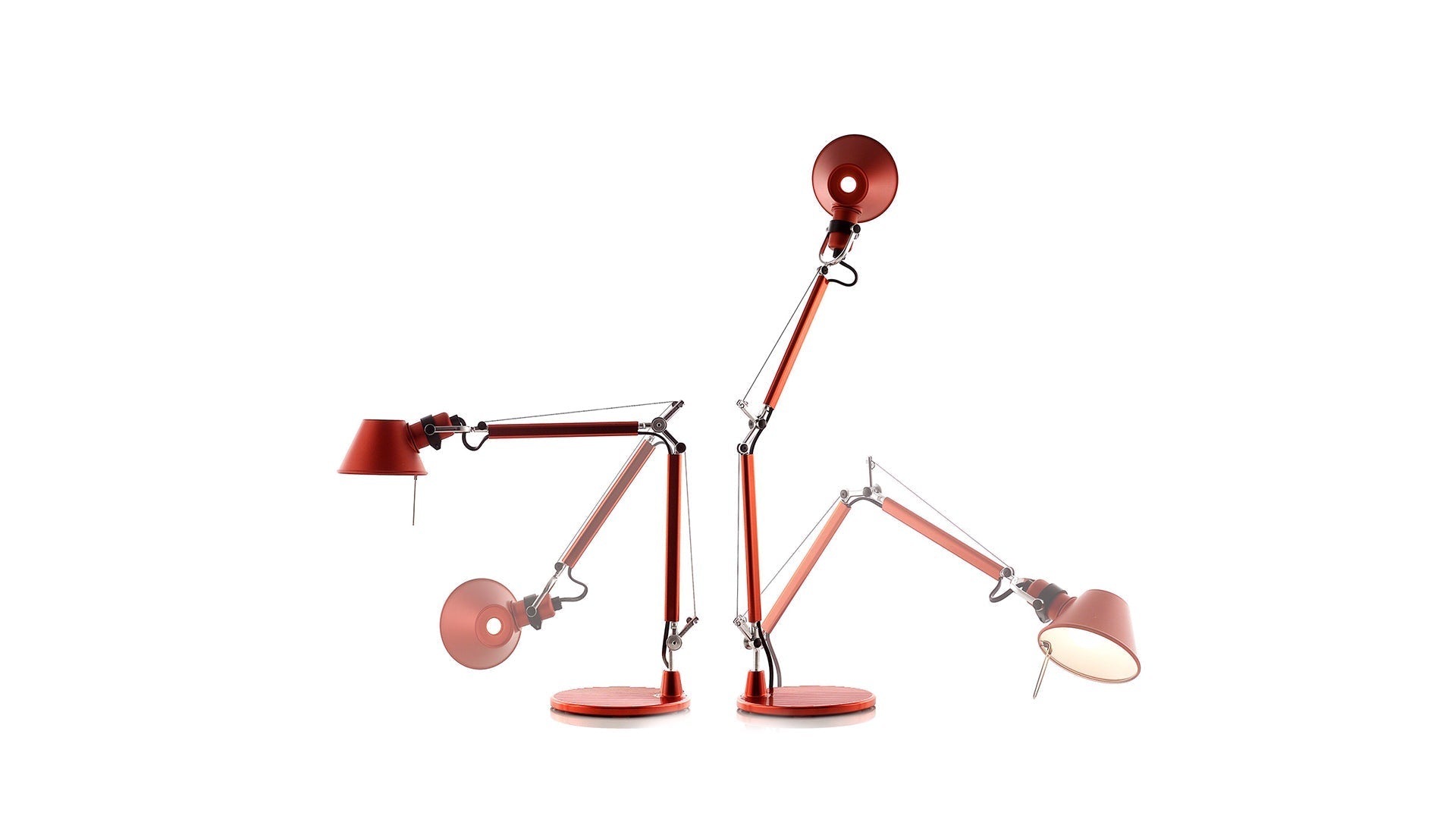 Tolomeo Micro Tavolo - Blu anodizzato - Corpo Lampada + Base