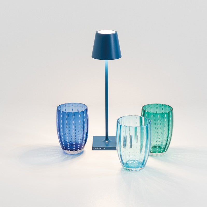 Poldina Pro Micro Bianco Lampada ricaricabile da tavolo