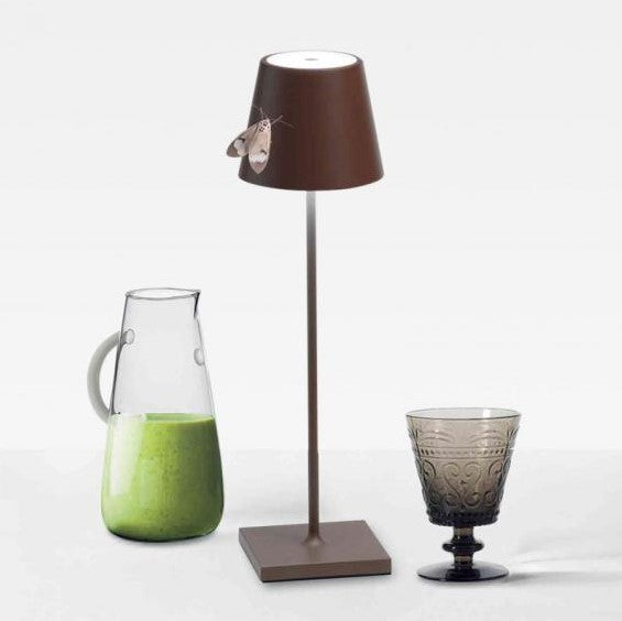 Poldina Pro Corten Lampada ricaricabile da tavolo
