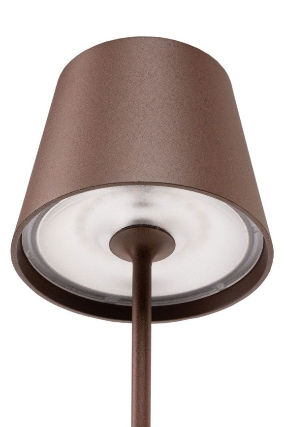 Poldina Pro Corten Lampada ricaricabile da tavolo
