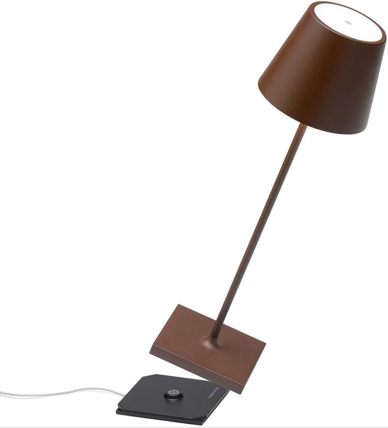 Poldina Pro Corten Lampada ricaricabile da tavolo